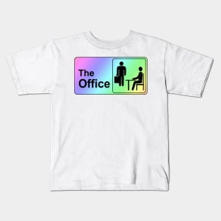 The Office Logo in Rainbow Kids T-Shirt